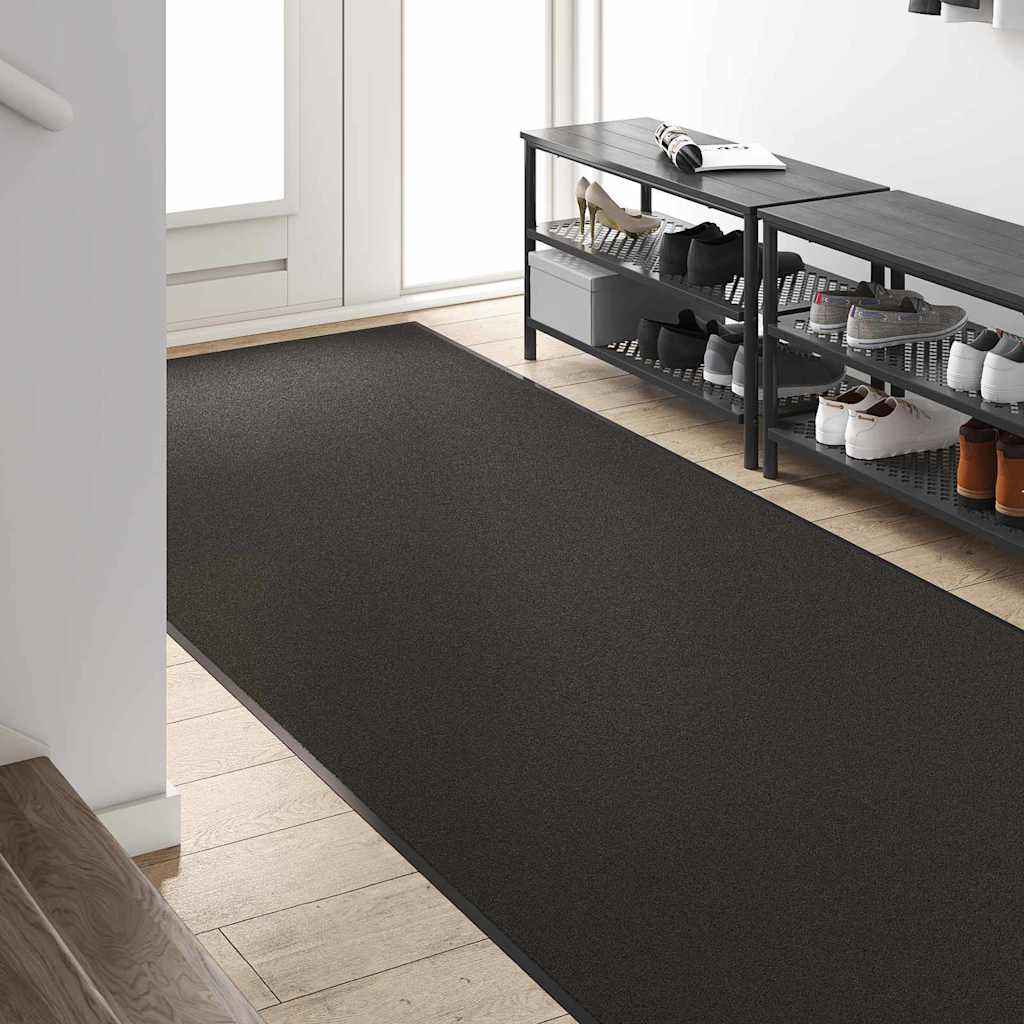 Tappetino Nero 120 x 300 cm 100% Poliammide | homemem39