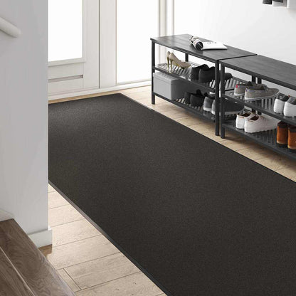 Tappetino Nero 120 x 300 cm 100% Poliammide | homemem39