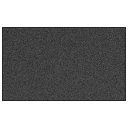 Tappetino Antracite e Nero 90 x 150 cm Polipropilene e vinile