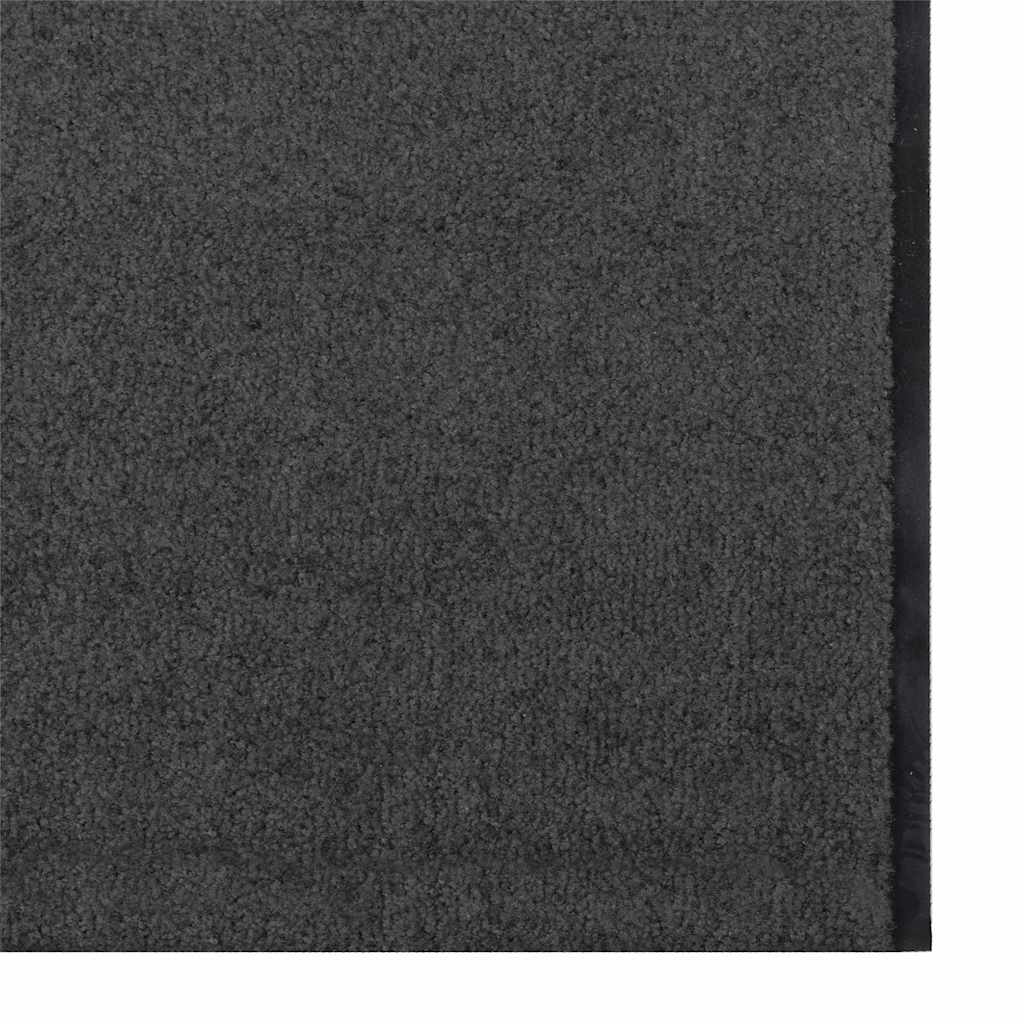 Tappetino Antracite e Nero 120 x 350 cm 100% Poliammide | homemem39