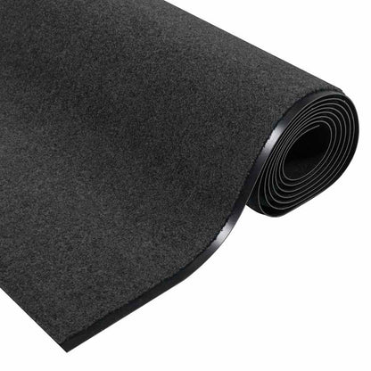 Tappetino Antracite e Nero 120 x 400 cm 100% Poliammide | homemem39
