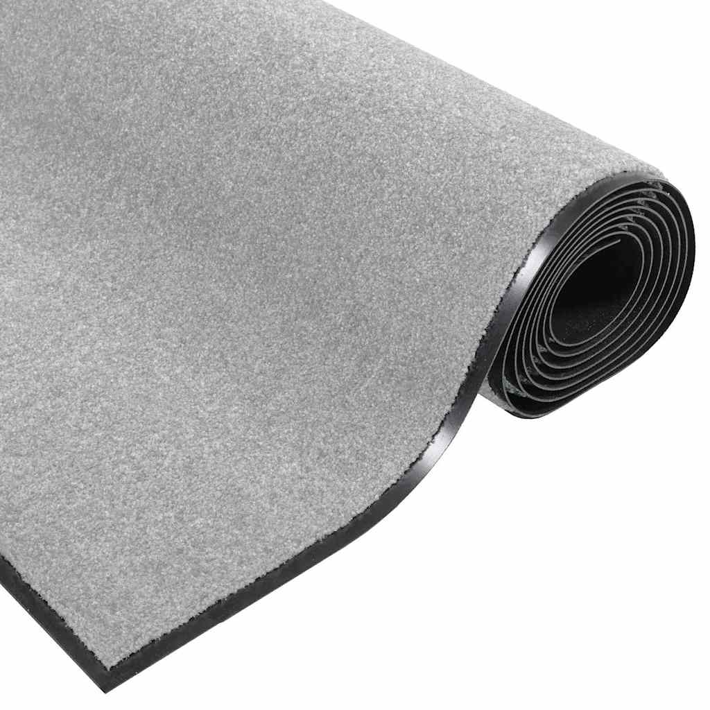 Tappetino Grigio e Nero 90 x 150 cm 100% Poliammide | homemem39