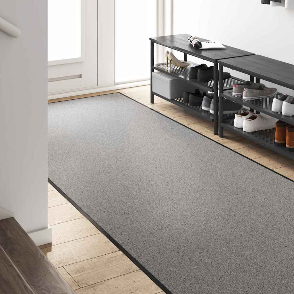 Tappetino Grigio e Nero 120 x 300 cm 100% Poliammide