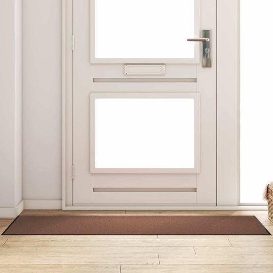 Tappetino Marrone e Nero 60 x 180 cm Polipropilene e vinile