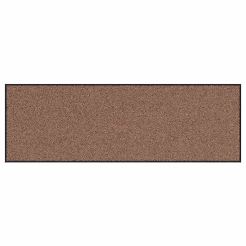 Tappetino Marrone e Nero 60 x 180 cm Polipropilene e vinile