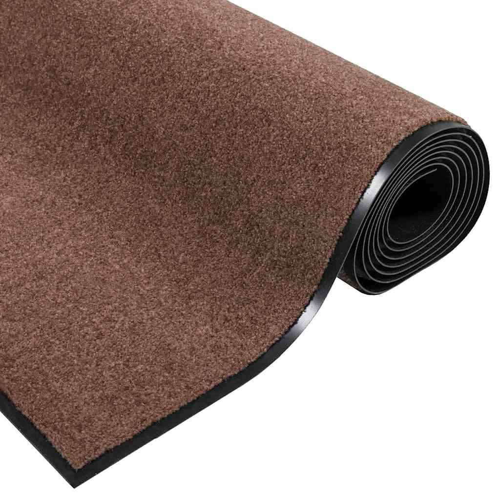 Tappetino Marrone e Nero 120 x 180 cm 100% Poliammide | homemem39