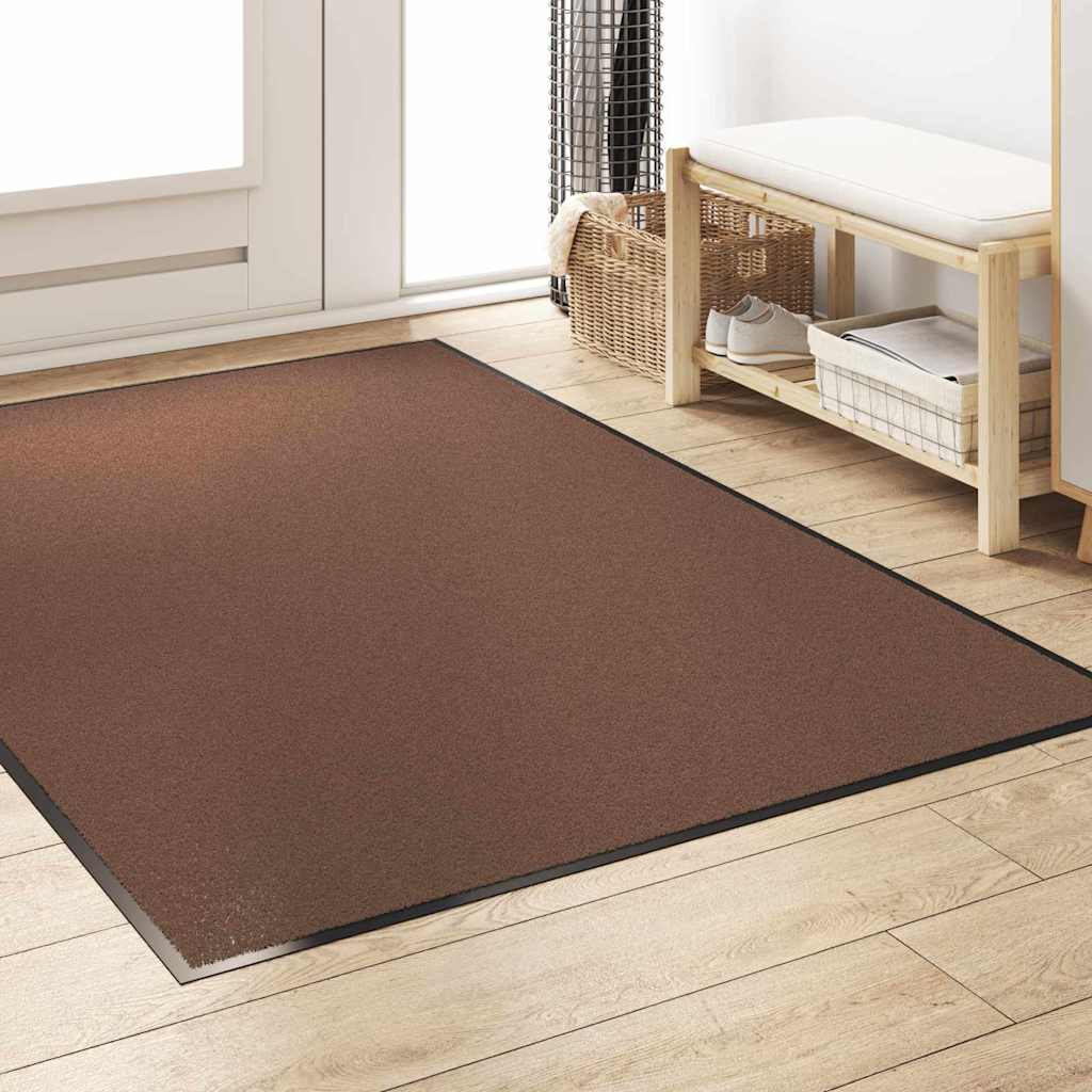 Tappetino Marrone e Nero 120 x 180 cm 100% Poliammide | homemem39