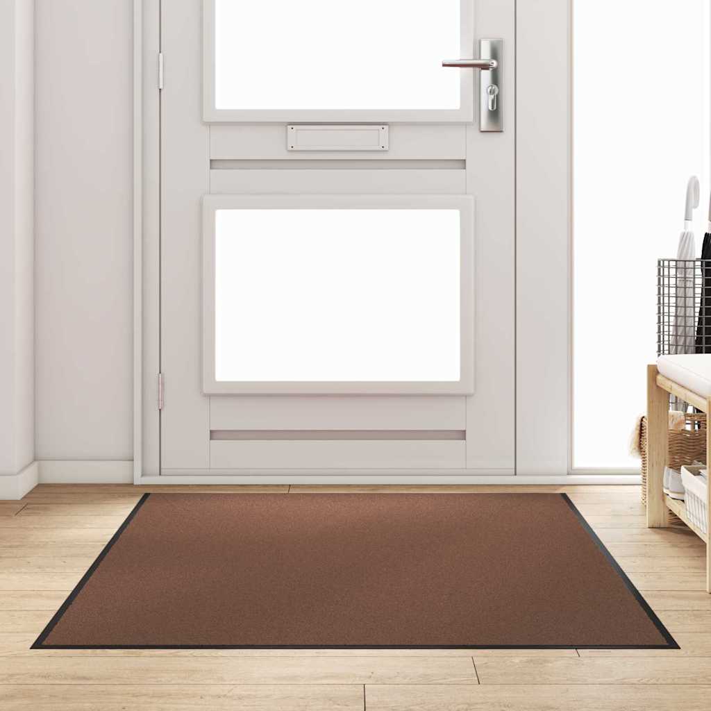 Tappetino Marrone e Nero 120 x 180 cm 100% Poliammide | homemem39