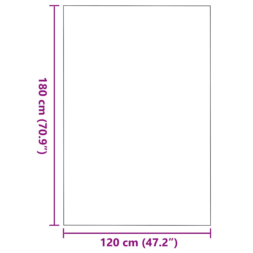 Tappetino Marrone e Nero 120 x 180 cm 100% Poliammide | homemem39
