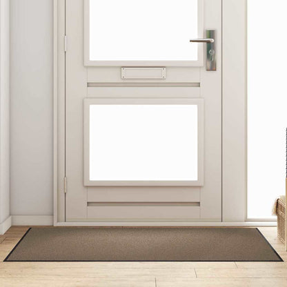 Tappetino Beige e Nero 90 x 150 cm 100% Poliammide