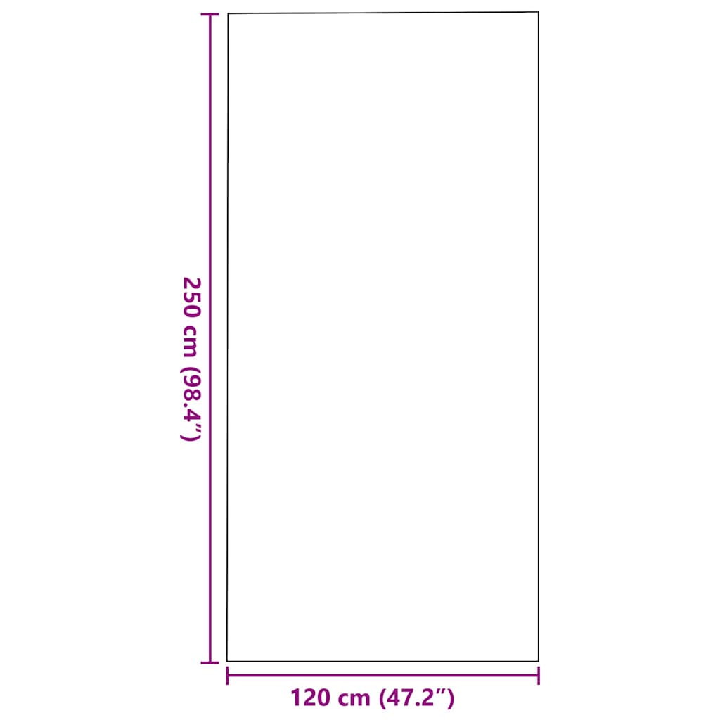 Tappetino Beige e Nero 120 x 250 cm 100% Poliammide | homemem39