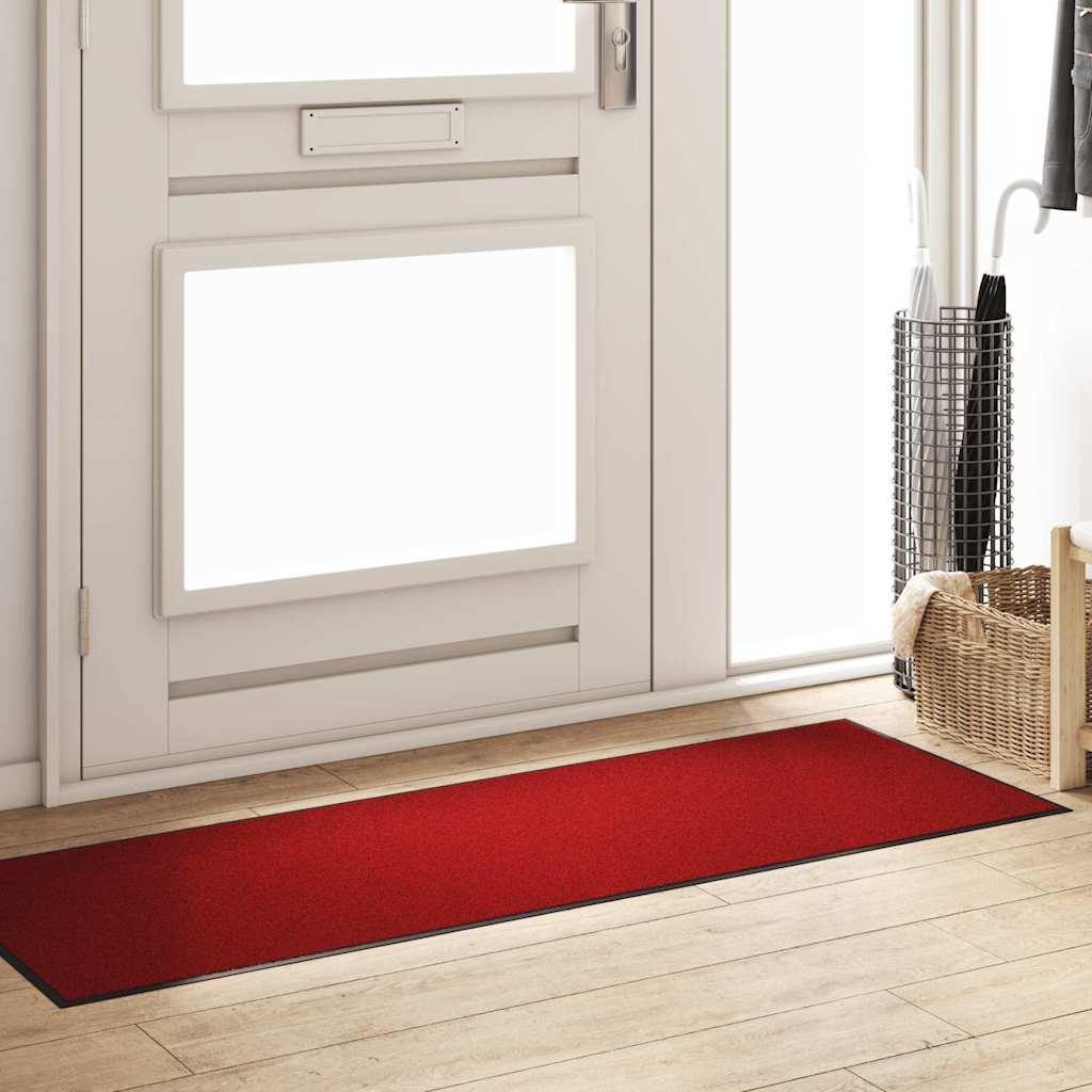 Tappetino Rosso e Nero 60 x 180 cm 100% Poliammide | homemem39