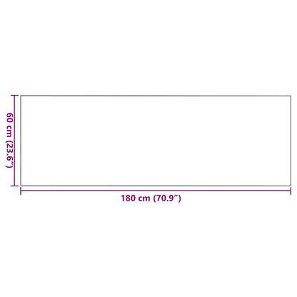 Tappetino Rosso e Nero 60 x 180 cm 100% Poliammide | homemem39