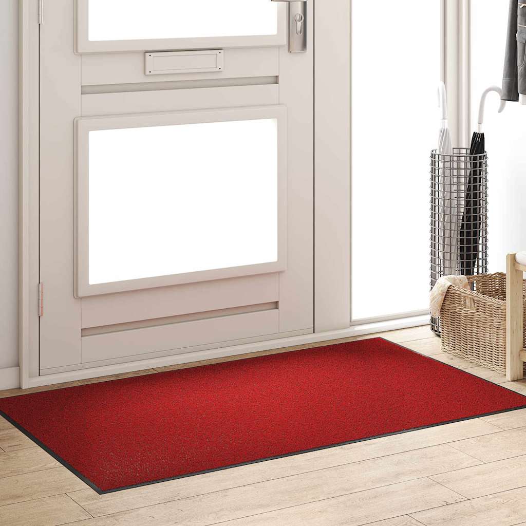 Tappetino Rosso e Nero 90 x 150 cm 100% Poliammide | homemem39