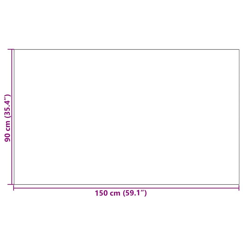 Tappetino Rosso e Nero 90 x 150 cm 100% Poliammide | homemem39