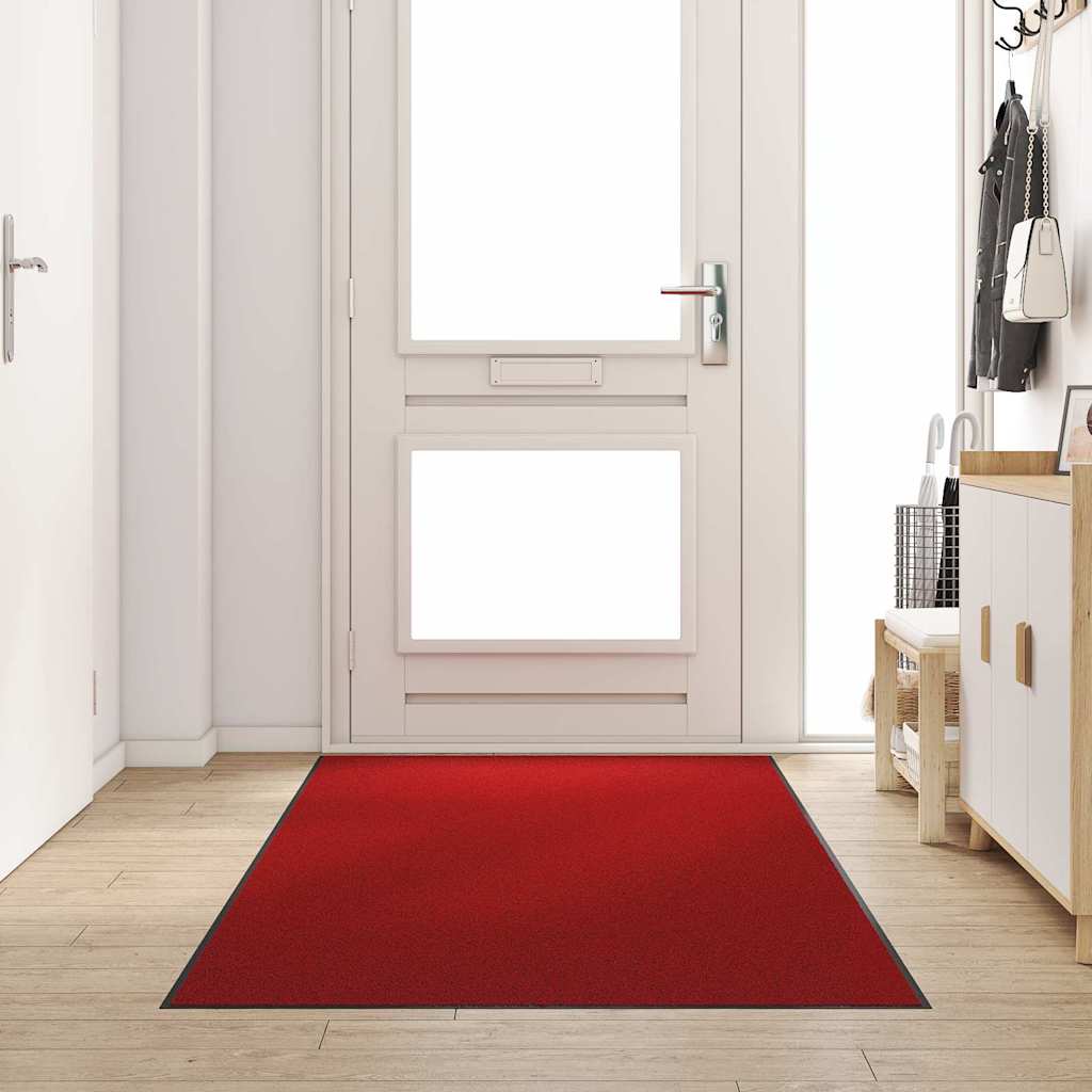 Tappetino Rosso e Nero 120 x 300 cm 100% Poliammide | homemem39