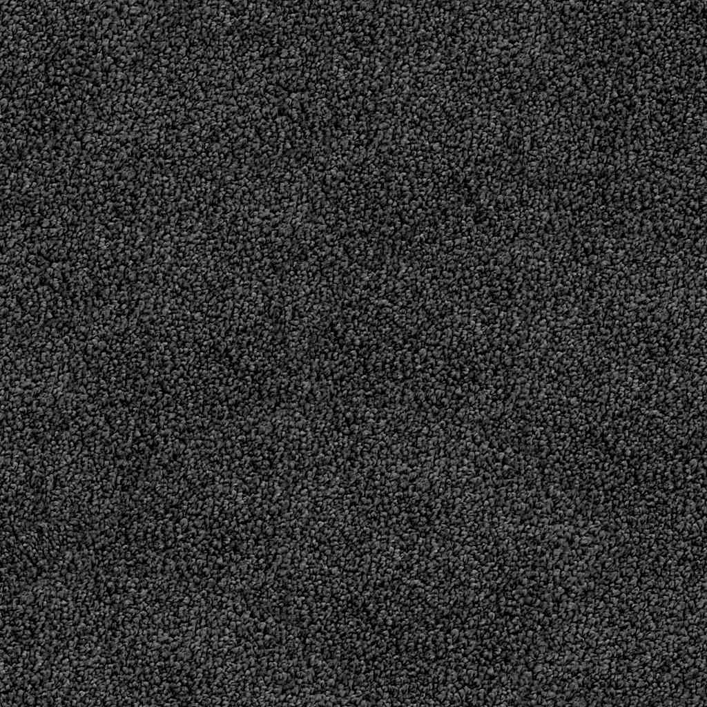 Tappeto Shaggy Antiscivolo Grigio scuro 120 x 120 cm PP