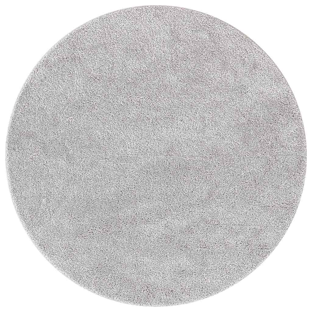 Tappeto Shaggy Antiscivolo Grigio 90 x 90 cm PP