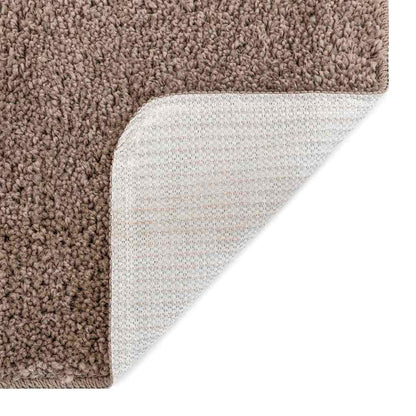 Tappeto Shaggy Antiscivolo Marrone 80 x 150 cm PP | homemem39