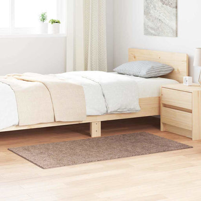 Tappeto Shaggy Antiscivolo Marrone 80 x 150 cm PP | homemem39
