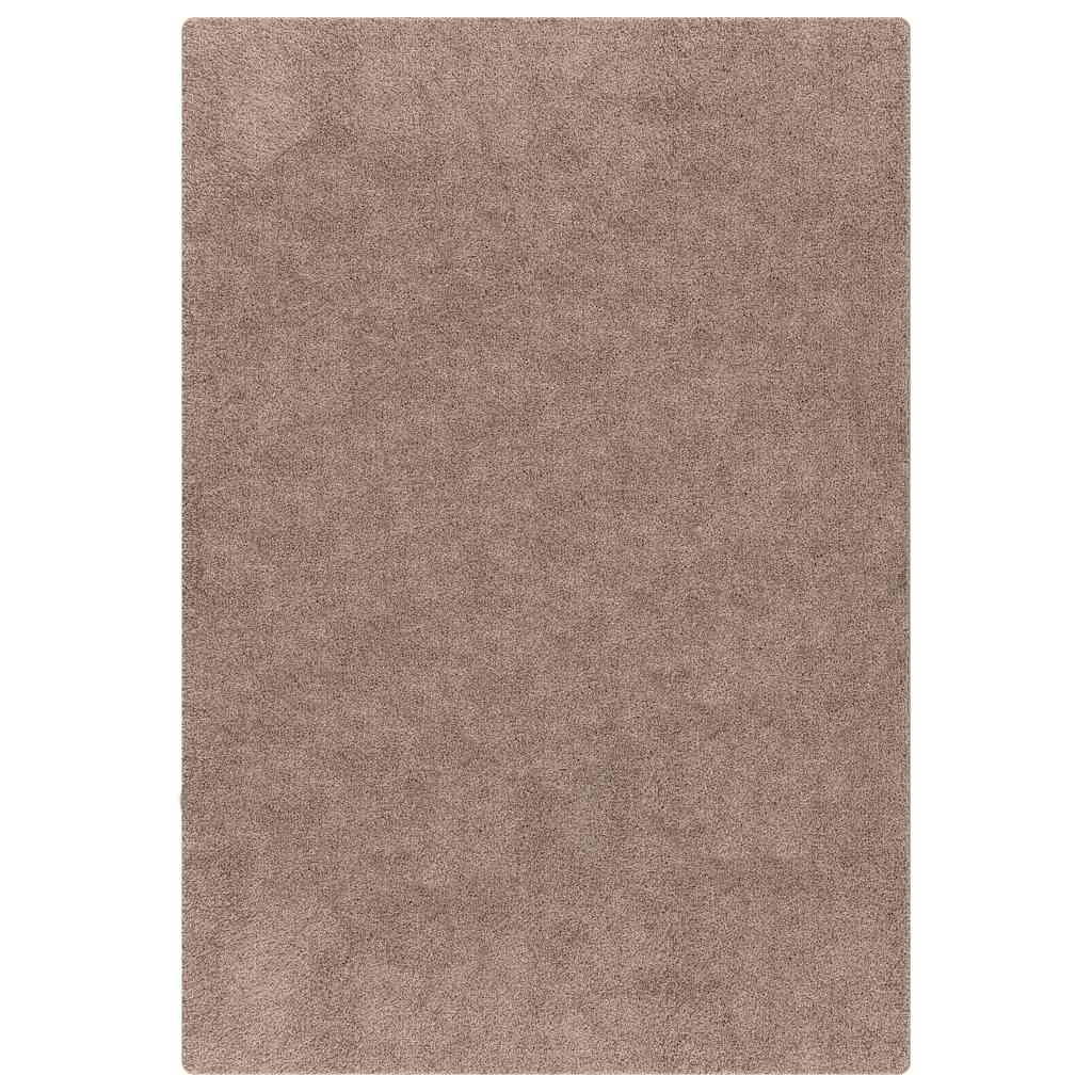 Tappeto Shaggy Antiscivolo Marrone 80 x 150 cm PP | homemem39