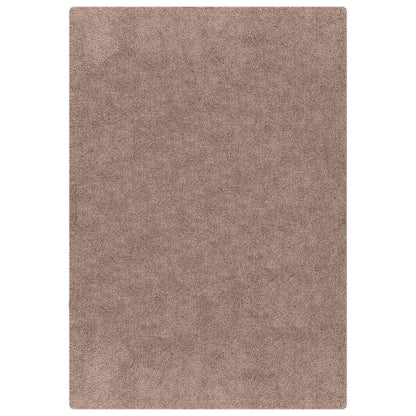 Tappeto Shaggy Antiscivolo Marrone 80 x 150 cm PP | homemem39