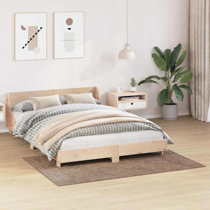 Tappeto Shaggy Antiscivolo Marrone 120 x 170 cm PP | homemem39