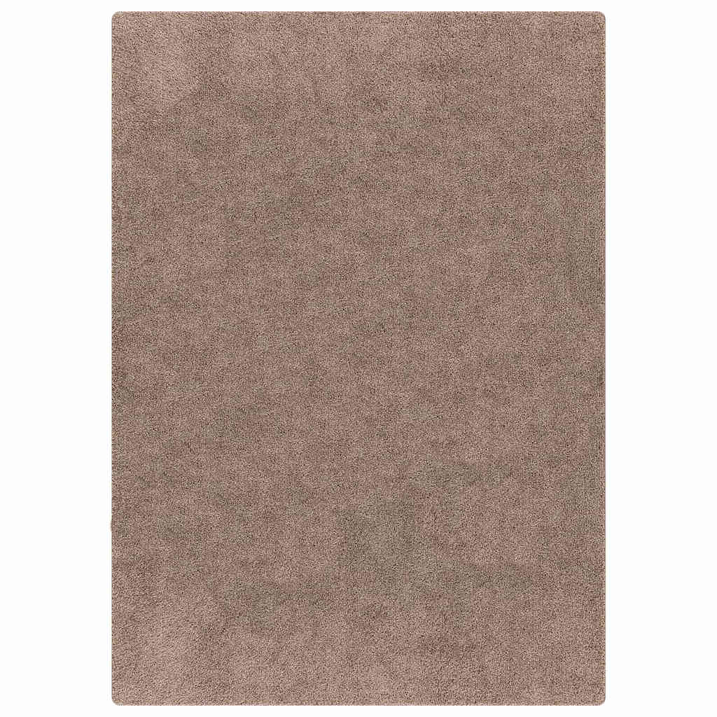 Tappeto Shaggy Antiscivolo Marrone 120 x 170 cm PP | homemem39