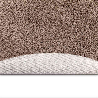 Tappeto Shaggy Antiscivolo Marrone 160 x 160 cm PP | homemem39