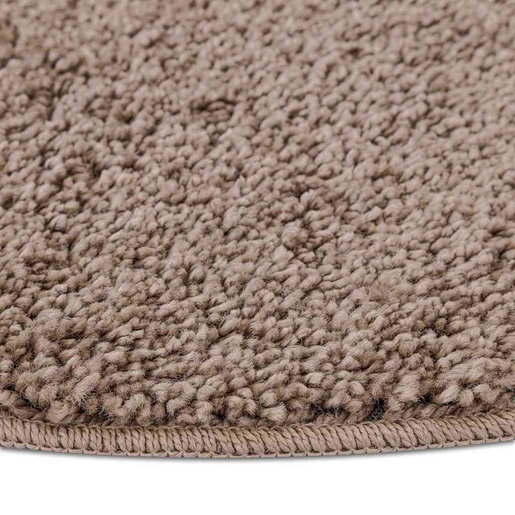 Tappeto Shaggy Antiscivolo Marrone 160 x 160 cm PP | homemem39