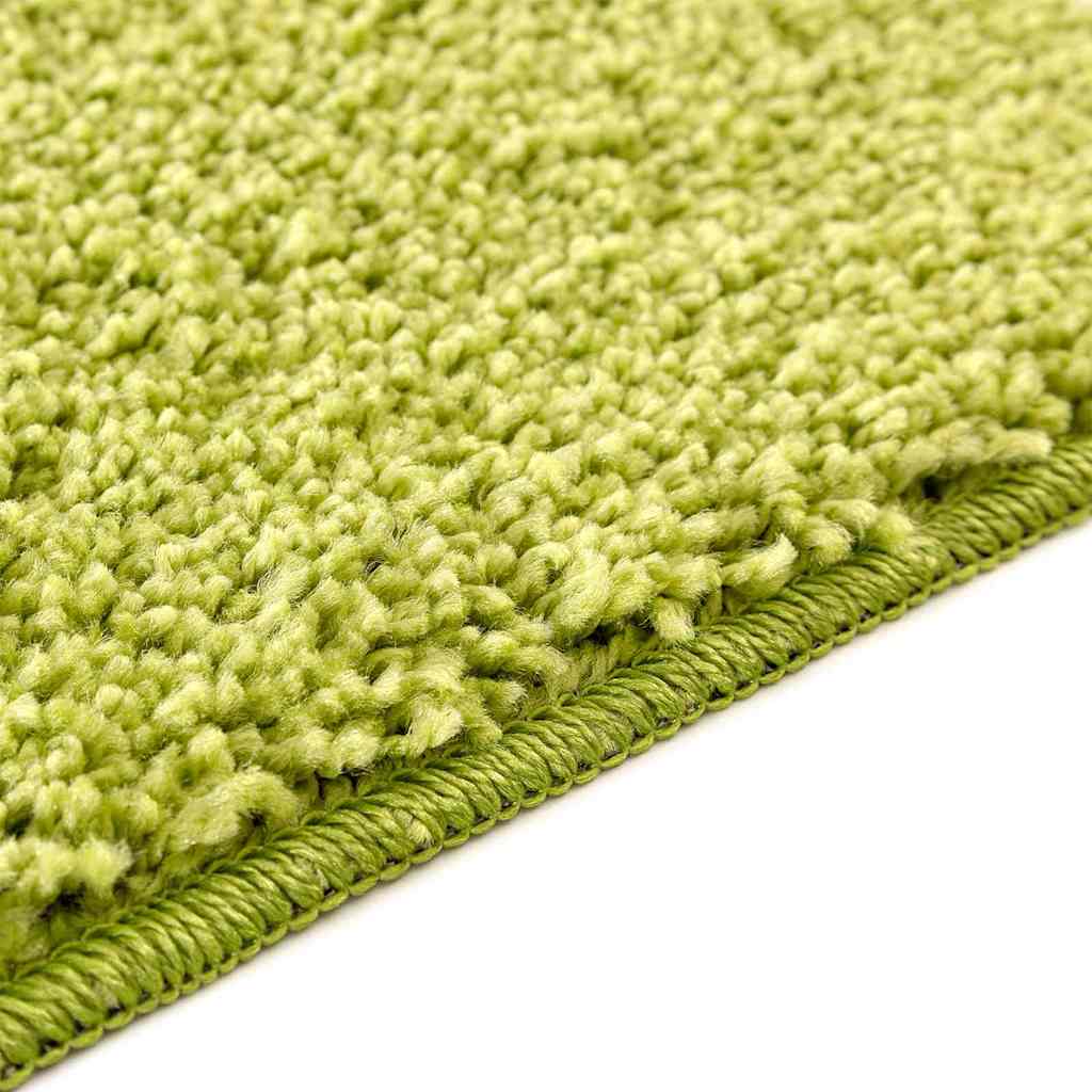 Tappeto Antiscivolo per Bagno con Taglio per Toilette Verde | homemem39