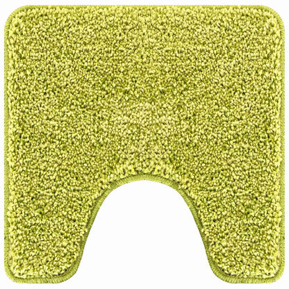 Tappeto Antiscivolo per Bagno con Taglio per Toilette Verde | homemem39