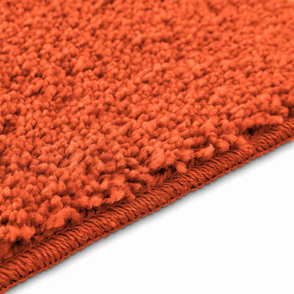 Tappeto Antiscivolo per Bagno con Taglio per Toilette Arancione | homemem39