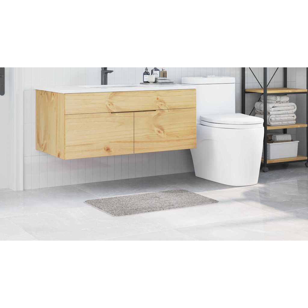 Tappetino da bagno antiscivolo Grigio 50 x 80 cm PP | homemem39