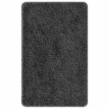 Set di tappetini antiscivolo per il bagno 2 pcs Grigio scuro PP