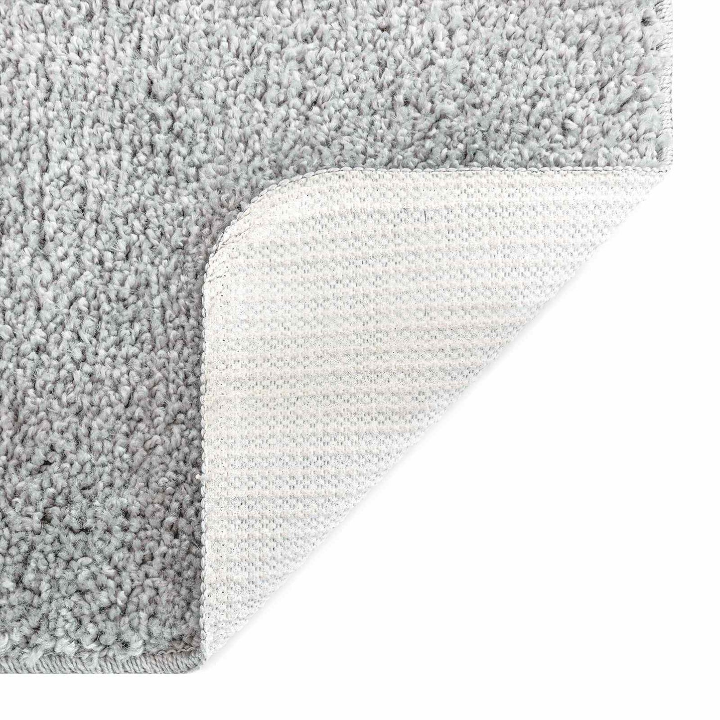 Set di tappetini antiscivolo per il bagno 3 pcs Grigio PP | homemem39