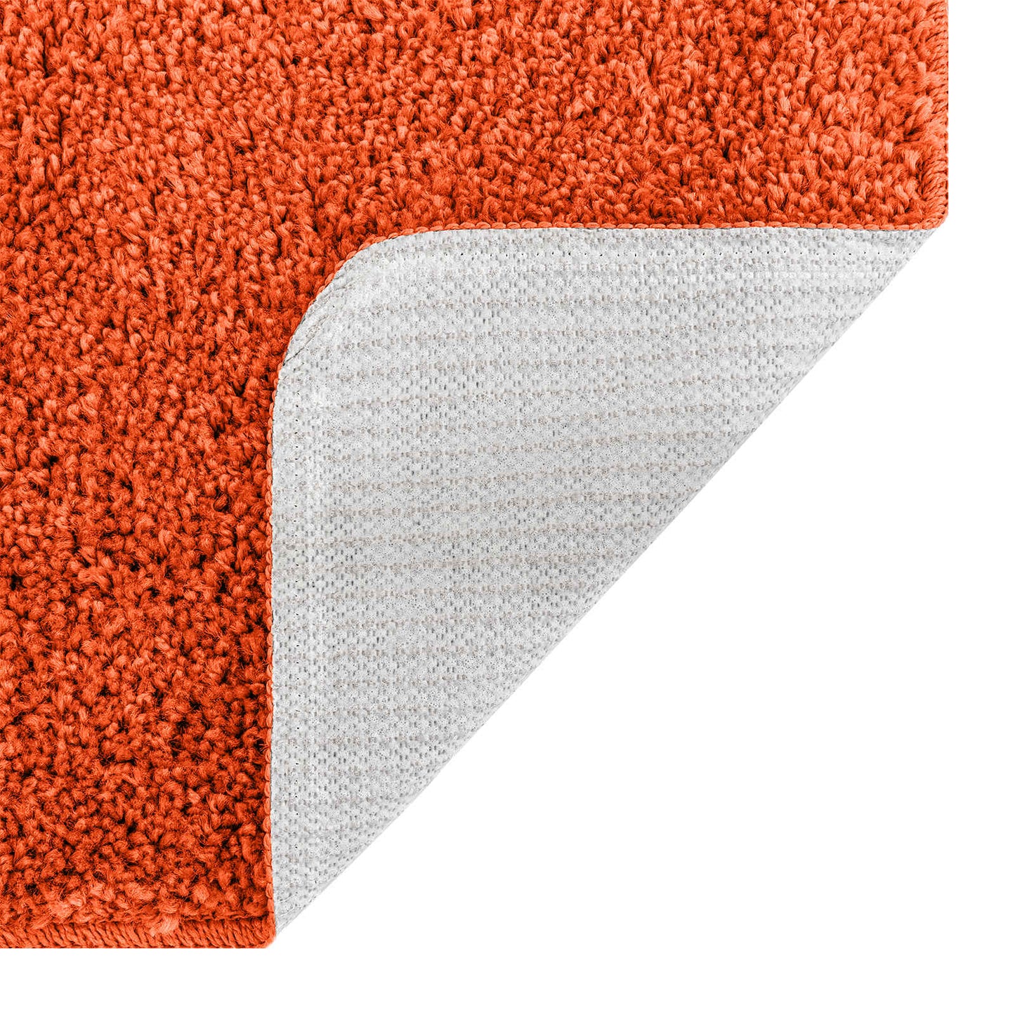 Set di tappetini antiscivolo per il bagno 3 pcs Arancione PP | homemem39
