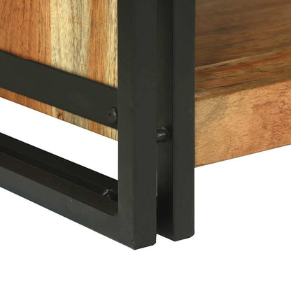Tavolino da salotto 120 x 50 x 38 cm Legno di Acacia Massello | homemem39