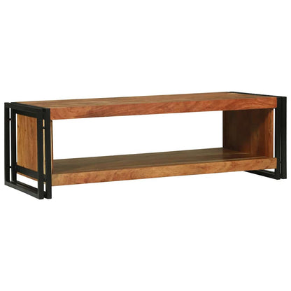 Tavolino da salotto 120 x 50 x 38 cm Legno di Acacia Massello | homemem39