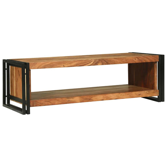 Tavolino da salotto 120 x 50 x 38 cm Legno di Acacia Massello | homemem39