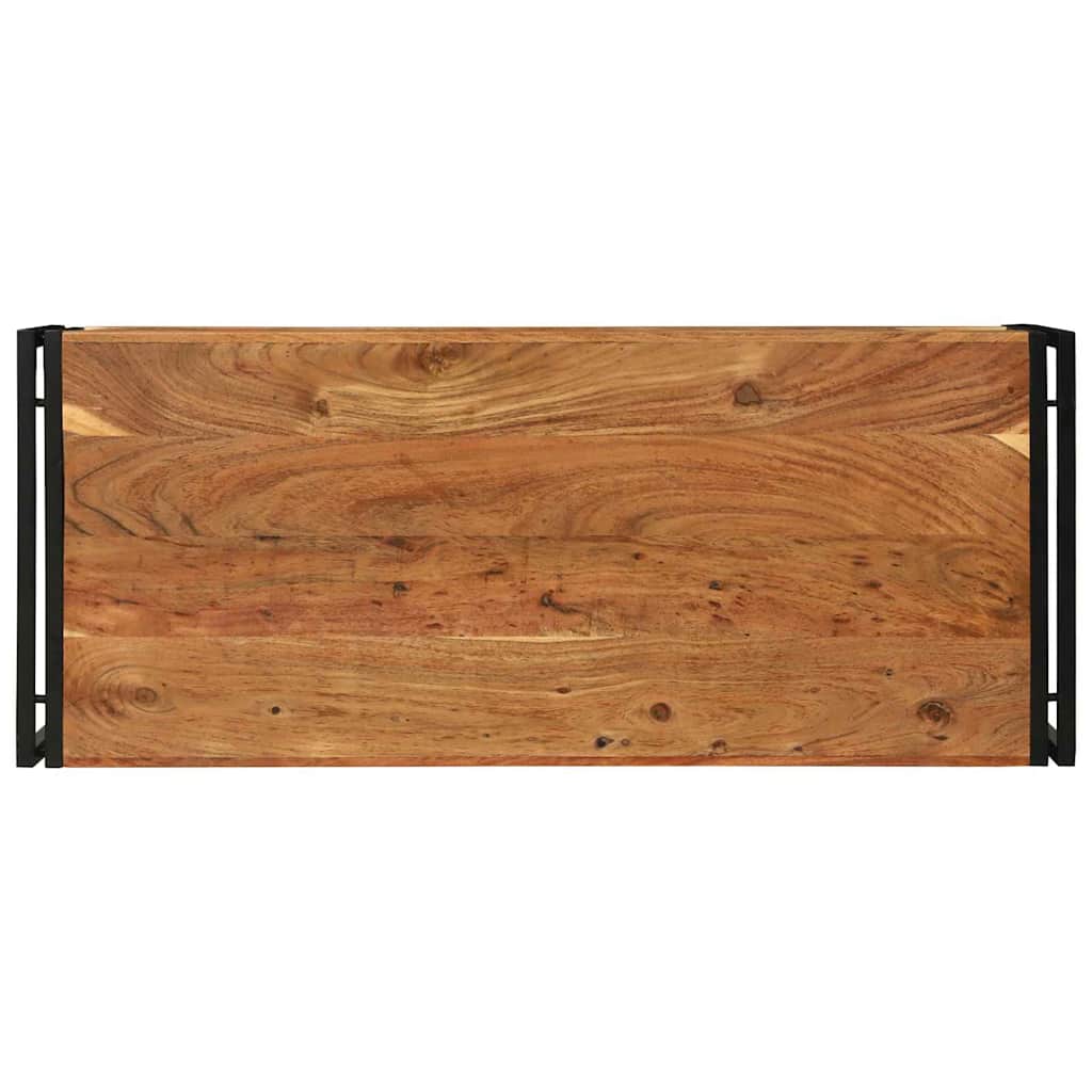 Tavolino da salotto 120 x 50 x 38 cm Legno di Acacia Massello | homemem39