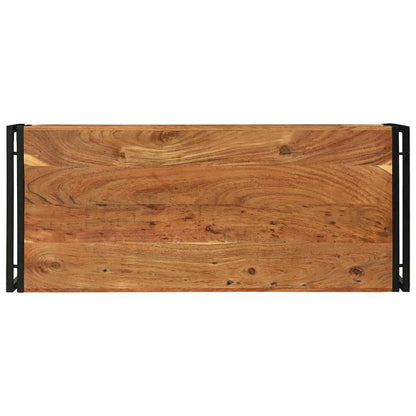 Tavolino da salotto 120 x 50 x 38 cm Legno di Acacia Massello | homemem39