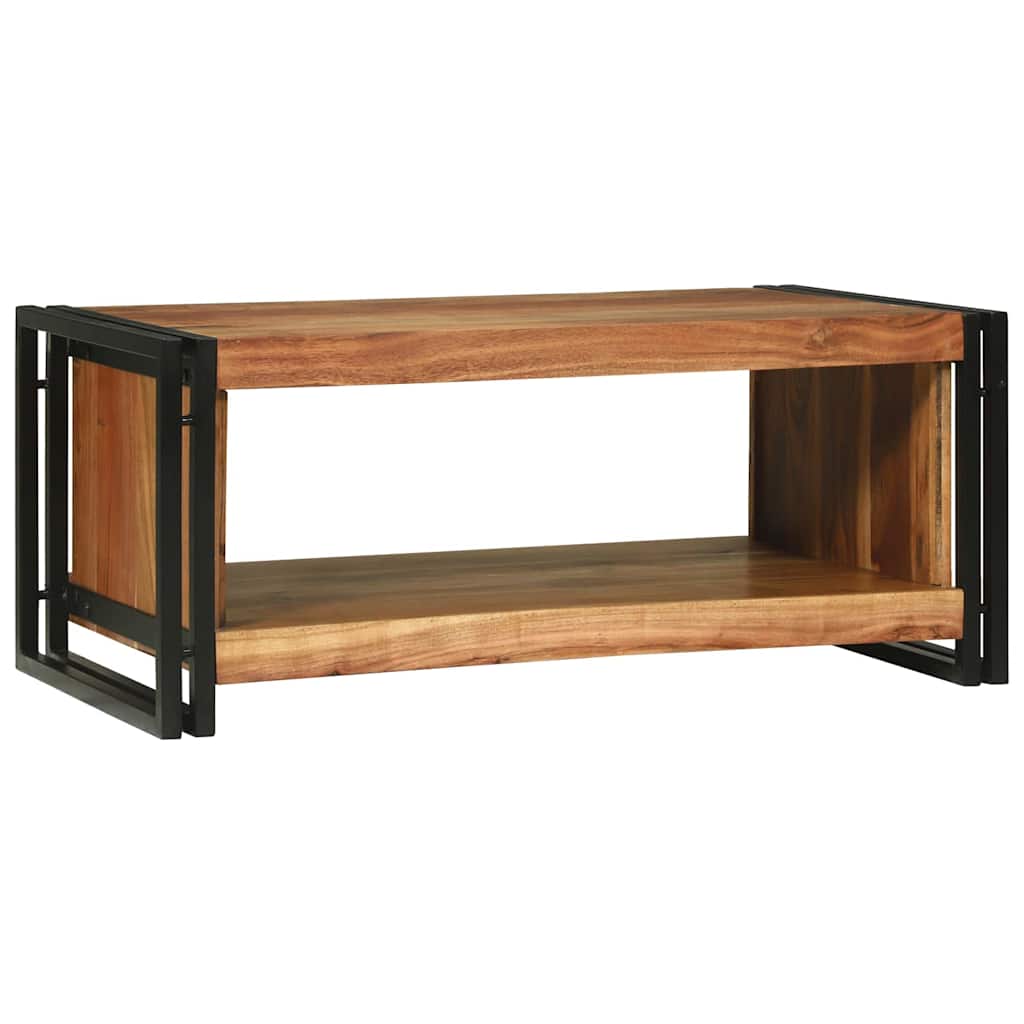 Tavolino da salotto 90 x 50 x 38 cm Legno di Acacia Massello | homemem39