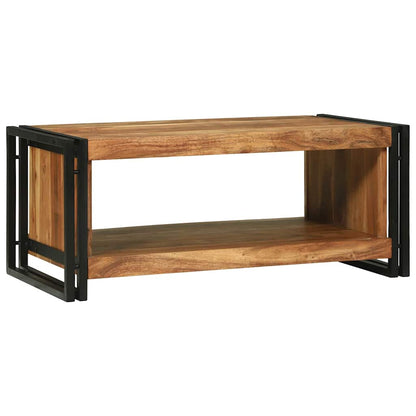 Tavolino da salotto 90 x 50 x 38 cm Legno di Acacia Massello | homemem39