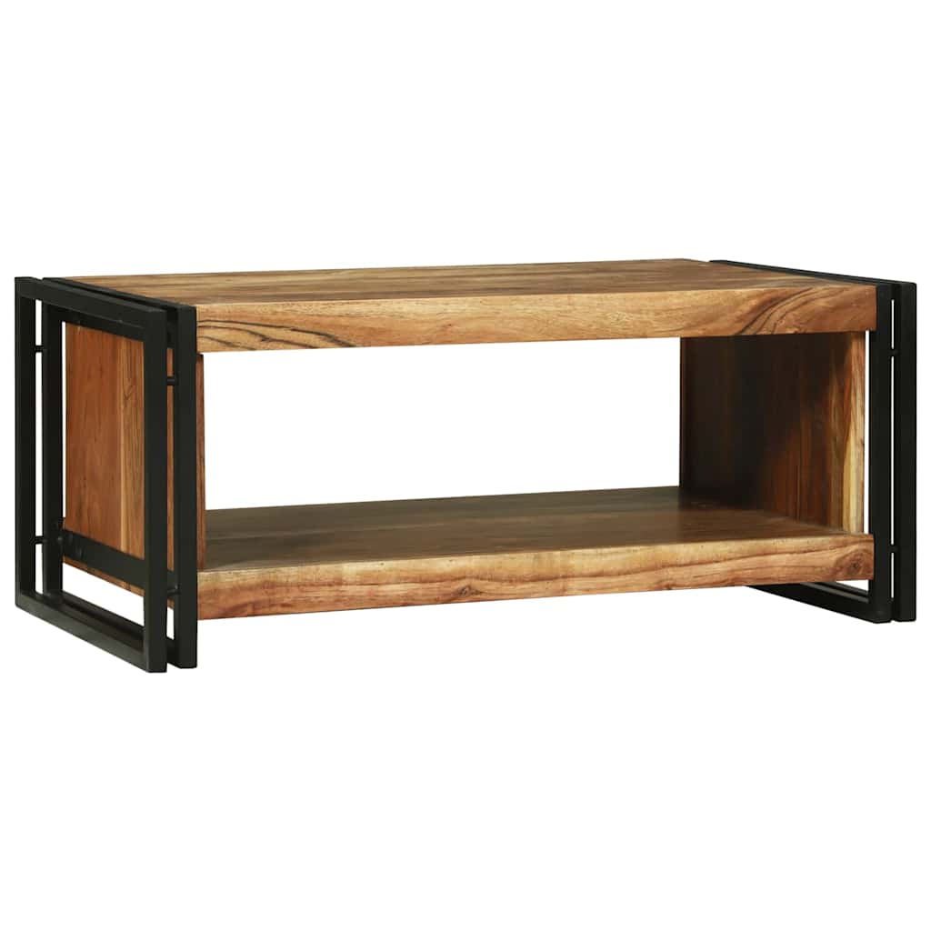 Tavolino da salotto 90 x 50 x 38 cm Legno di Acacia Massello | homemem39