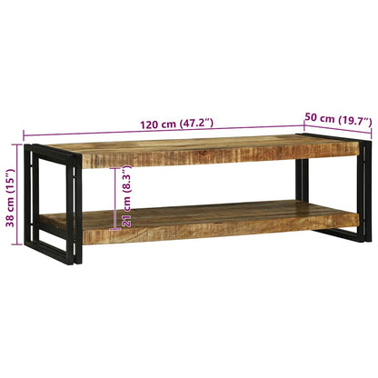 Tavolino da salotto Marrone Legno di mango massello | homemem39