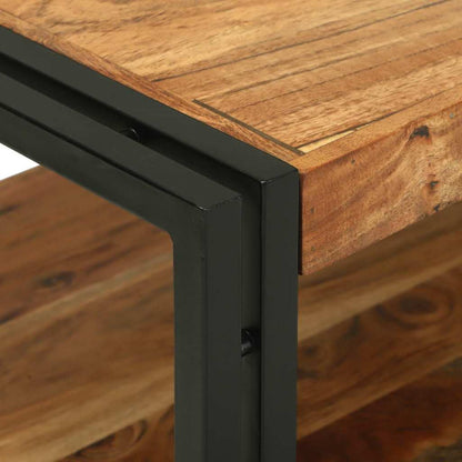 Tavolino da salotto Marrone Legno di Acacia Massello | homemem39
