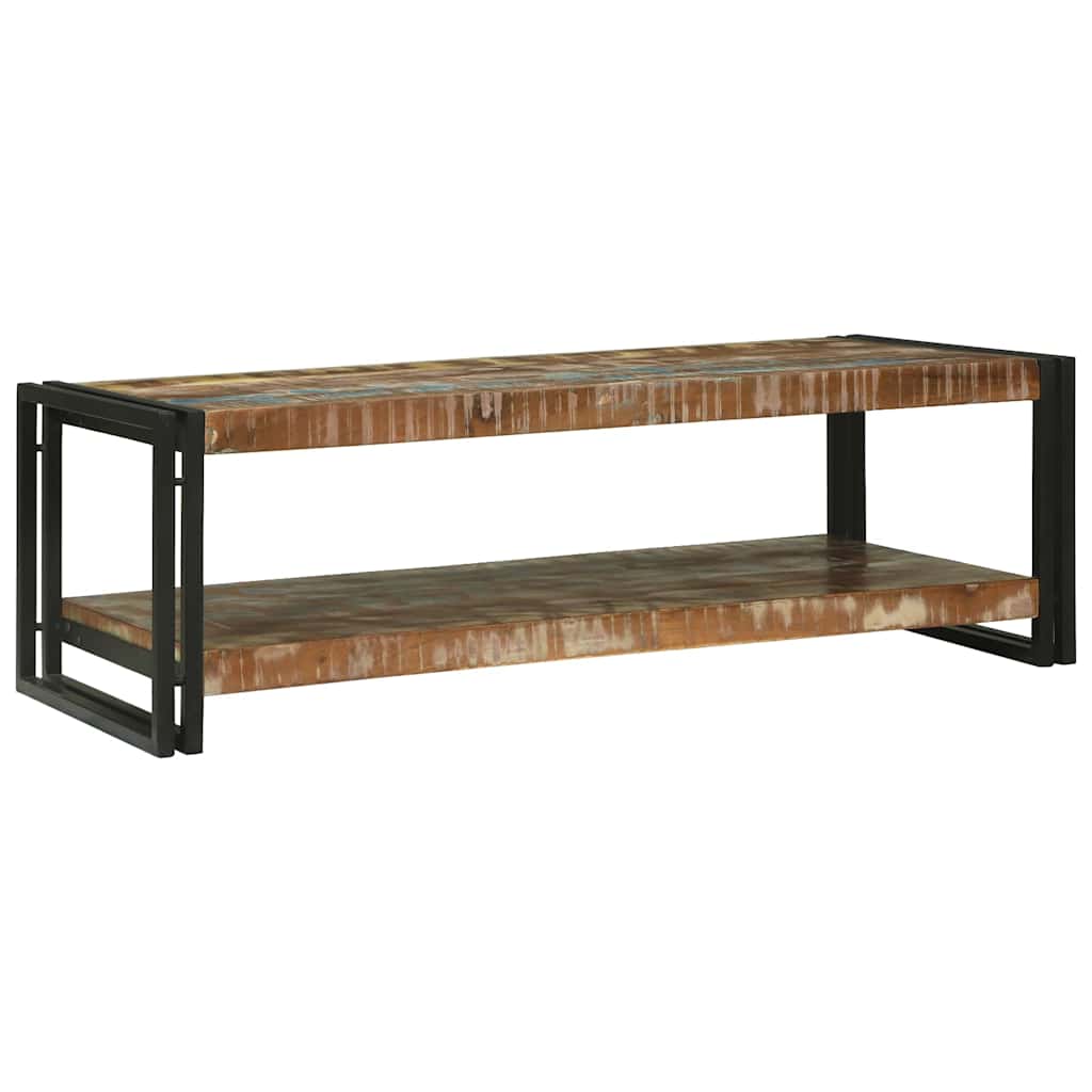 Tavolino da salotto Multicolore Legno Recuperato Massello - homemem39