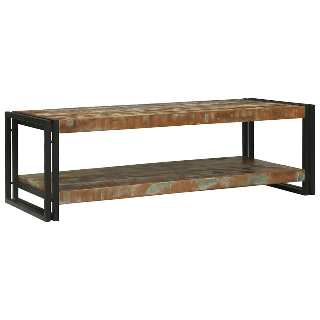 Tavolino da salotto Multicolore Legno Recuperato Massello | homemem39