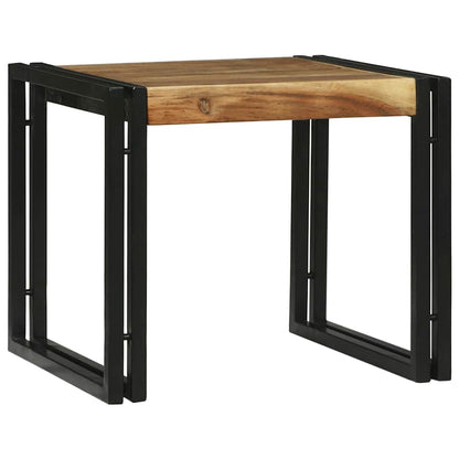 Tavolino da salotto 2 pcs Marrone Legno di Acacia Massello | homemem39